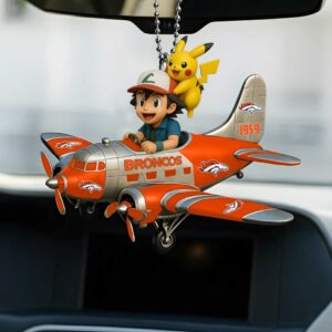 Denver Broncos x Pokémon Airplane Ornament