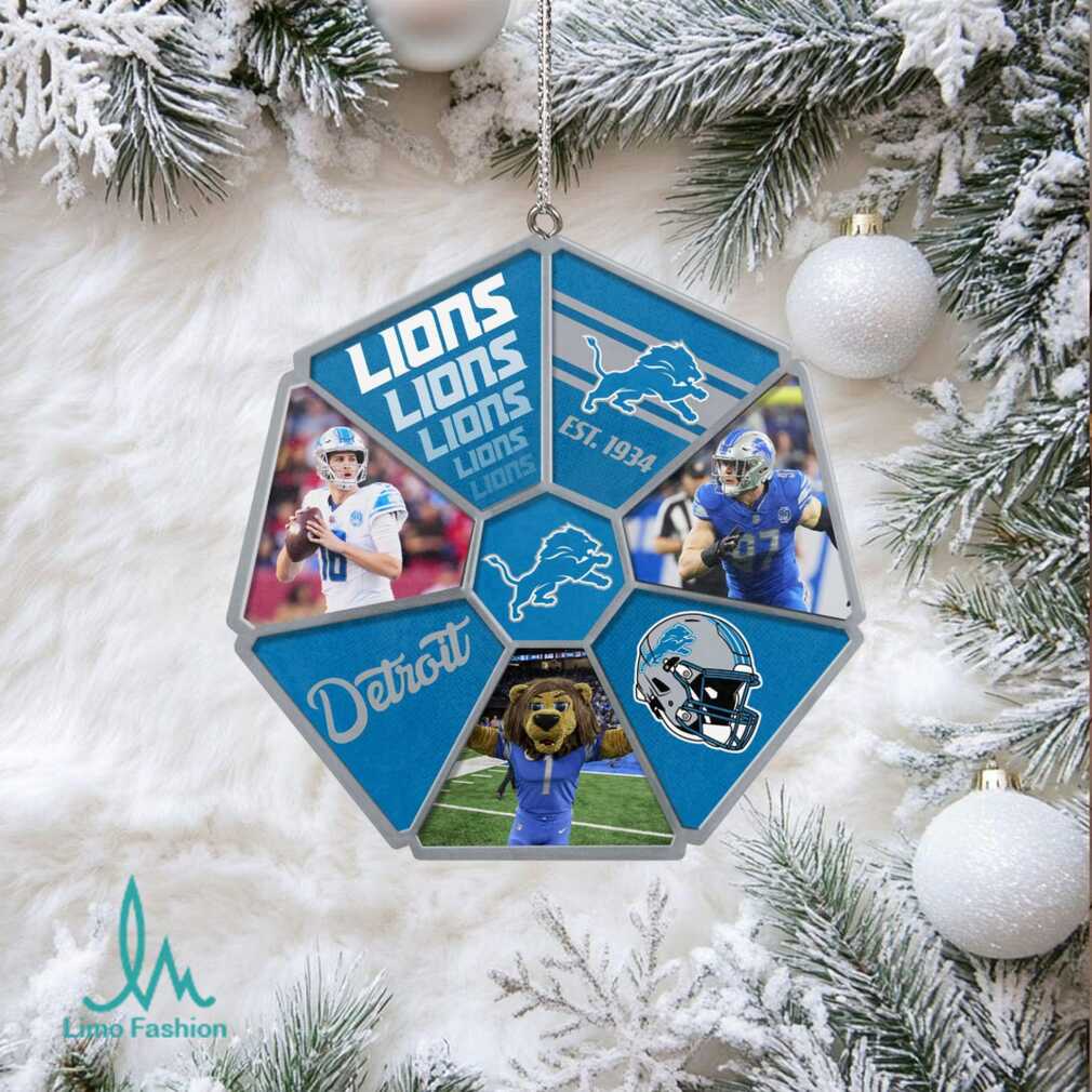 Detroit Lions Team Wheel Ornament Detroit Lions Team Wheel Ornament
