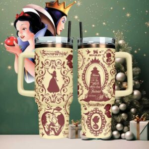 Disney Snow White and the Seven Dwarfs themed insulated tumbler
