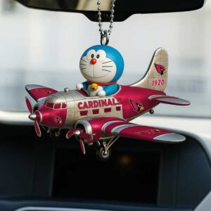 Doraemon Cardinals Football Team Airplane Ornament