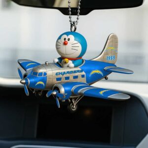 Doraemon Los Angeles Chargers NFL Airplane Car Ornament Doraemon Los Angeles Chargers NFL Airplane Car Ornament
