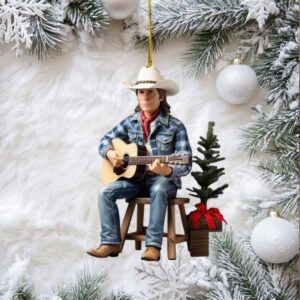 Dwight Yoakam Christmas Ornament Acrylic Funny Gift Ornament