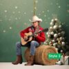 Country Music Legend Dwight Yoakam Christmas Tree Ornament Country Music Legend Dwight Yoakam Christmas Tree Ornament