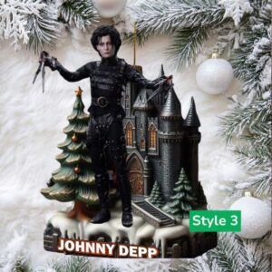 Edward Scissorhands Johnny Depp Christmas Ornament Figurine