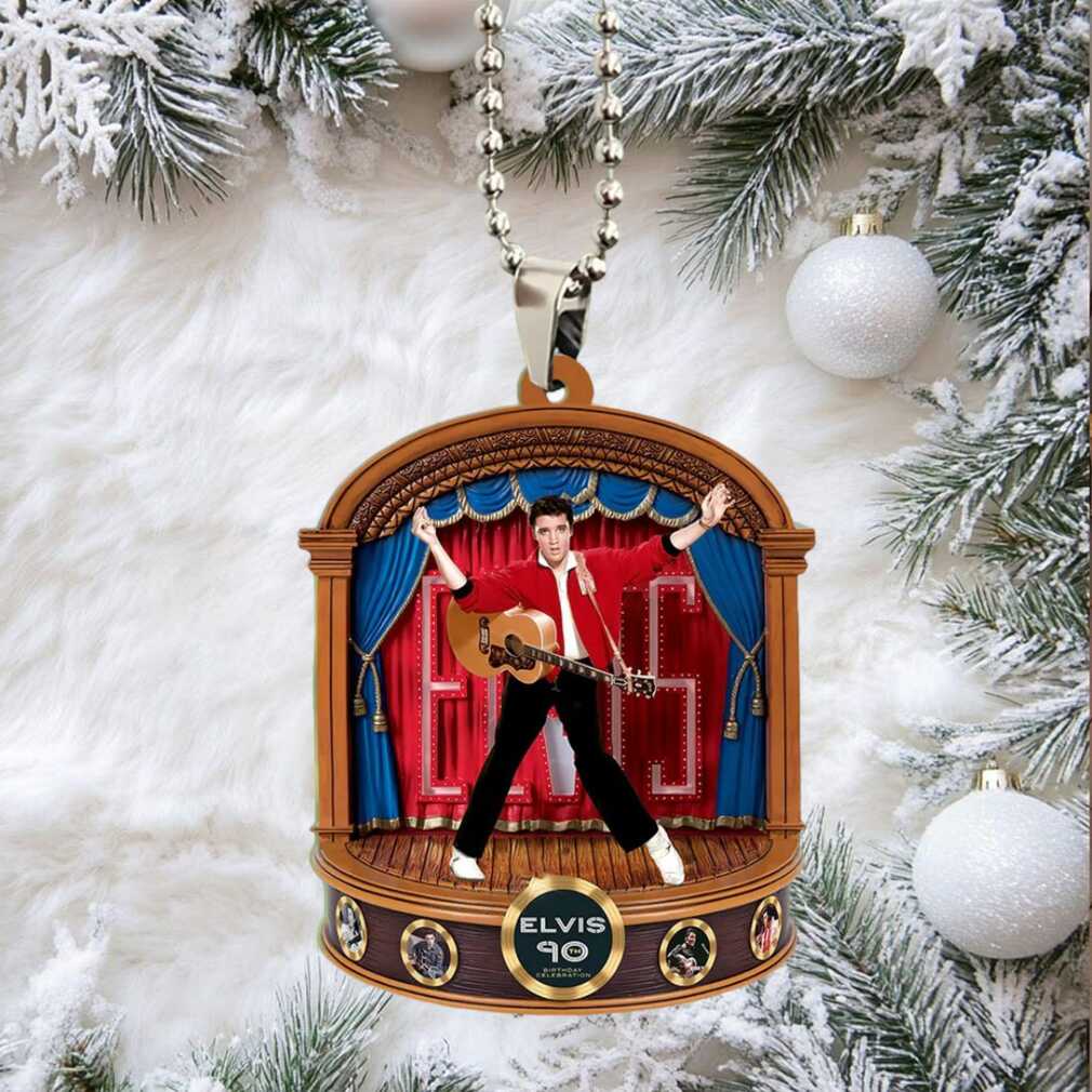 Elvis 90 Years 2025 Custom Shape Acrylic Car Ornament Elvis 90 Years 2025 Custom Shape Acrylic Car Ornament
