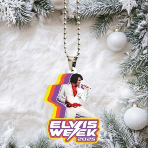 Elvis Presley 90th Birthday 2025 Custom Shape Acrylic Ornament