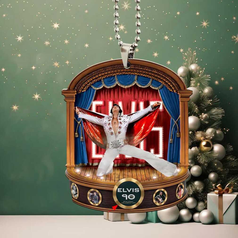 Elvis Presley 90th Birthday Celebration Ornament Elvis Presley 90th Birthday Celebration Ornament