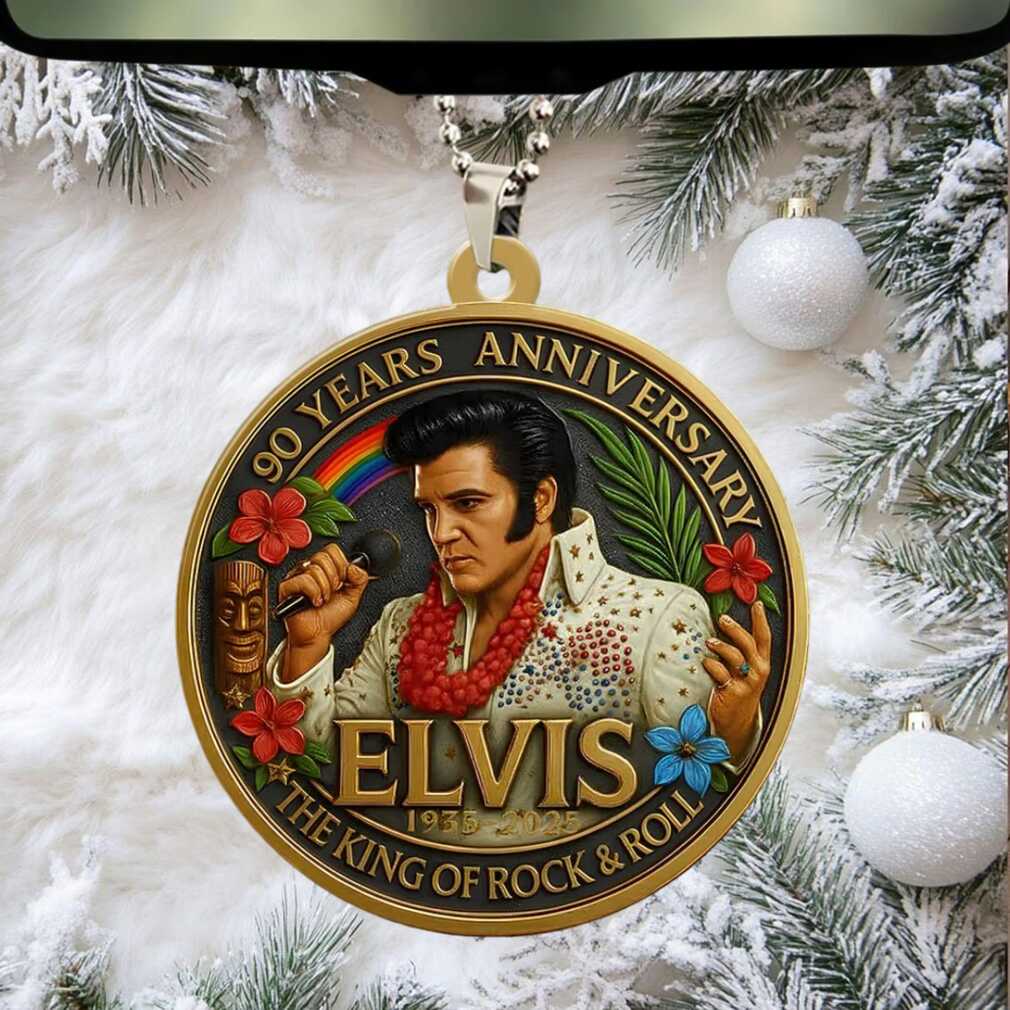 Elvis Presley 90th Birthday Commemorative Ornament Elvis Presley 90th Birthday Commemorative Ornament