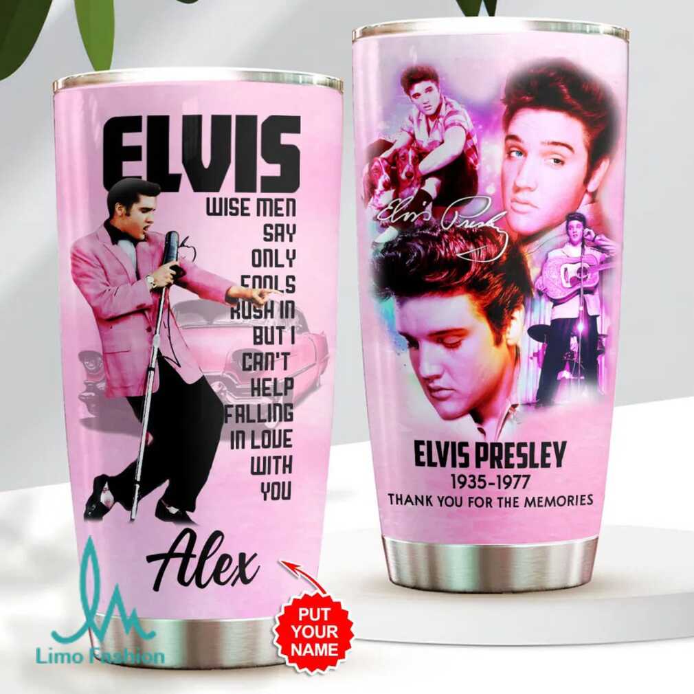Elvis Presley Can't Help Falling in Love Lyrics Tumbler Elvis Presley Can't Help Falling in Love Lyrics Tumbler