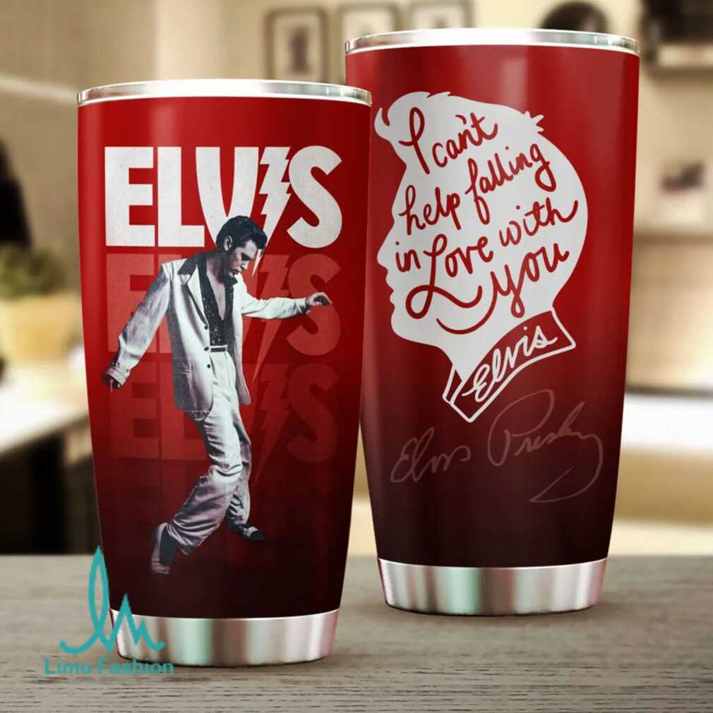 Elvis Presley Can't Help Falling in Love Tumbler Set Elvis Presley Can't Help Falling in Love Tumbler Set