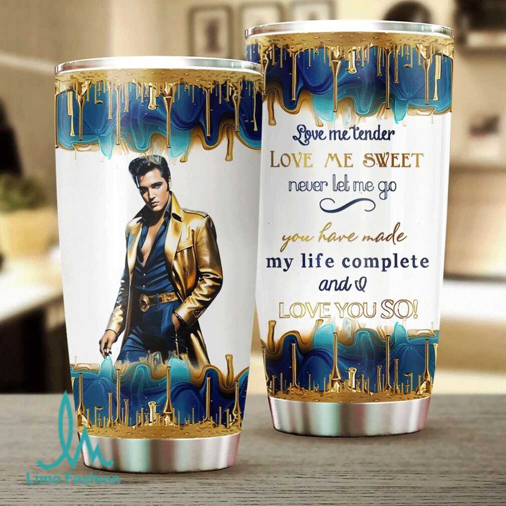 Elvis Presley Love Me Tender Tumbler Elvis Presley Love Me Tender Tumbler