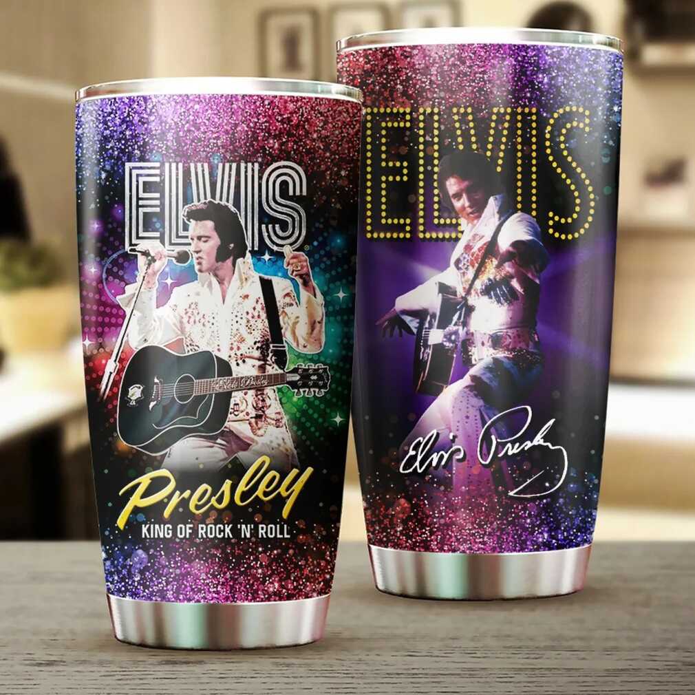 Elvis Presley Signature Sparkle Tumbler Elvis Presley Signature Sparkle Tumbler