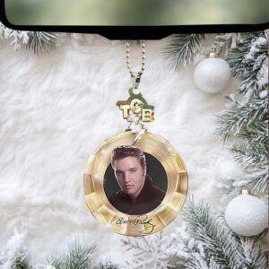 Elvis Presley Taking Care of Business TCB Ornament