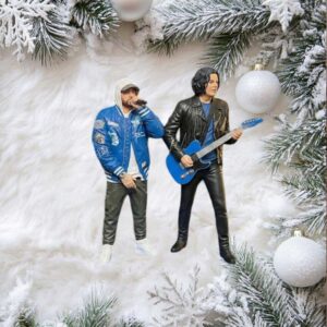 Eminem & Jack White Christmas Ornament Eminem & Jack White Christmas Ornament