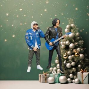 Eminem & Jack White Christmas Ornament