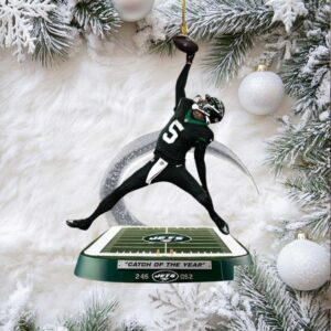 Garrett Wilson New York Jets Jumpman style Ornament