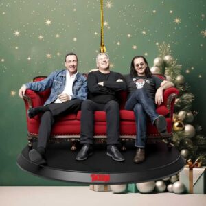 Geddy Lee, Alex Lifeson, & Neil Peart Holiday Ornament