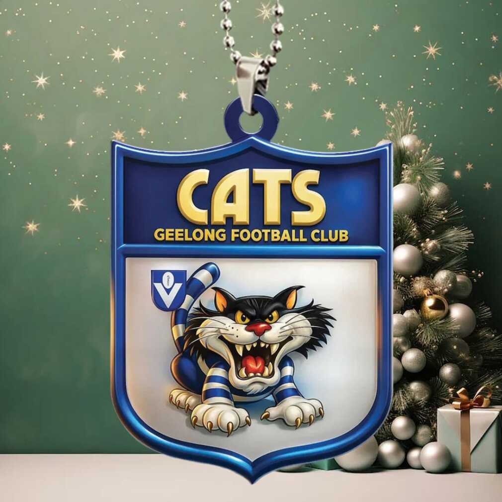 Geelong Cats AFL Team Logo Ornament Geelong Cats AFL Team Logo Ornament