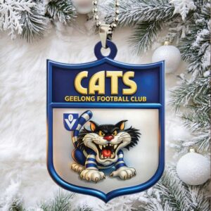 Geelong Cats AFL Team Logo Ornament