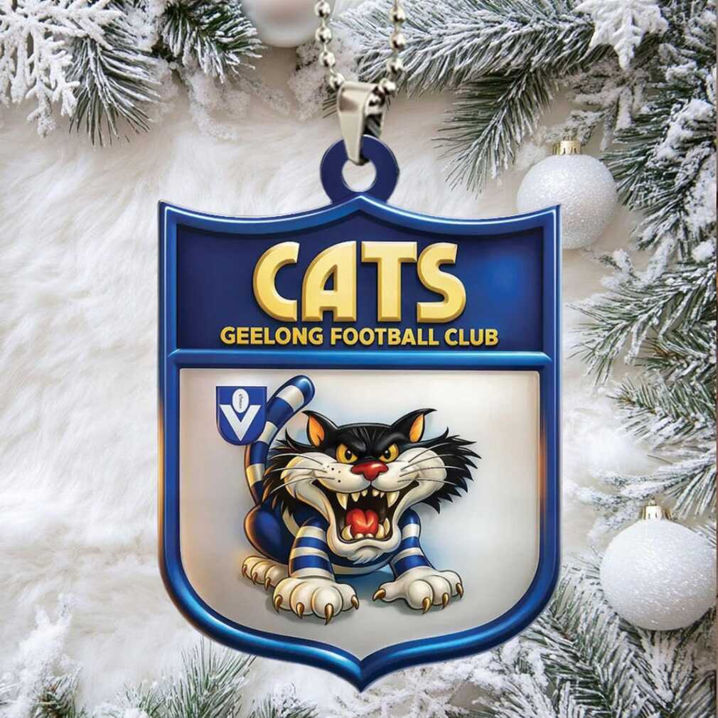 Geelong Cats AFL Team Logo Ornament Geelong Cats AFL Team Logo Ornament