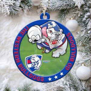 Go Bulldogs Mascot Paul Harvey Design Car Ornament