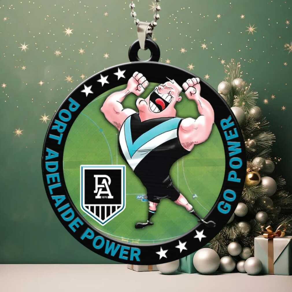 Go Power Port Adelaide Supporter Ornament Go Power Port Adelaide Supporter Ornament