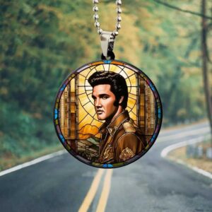 Graceland Stained Glass Ornament
