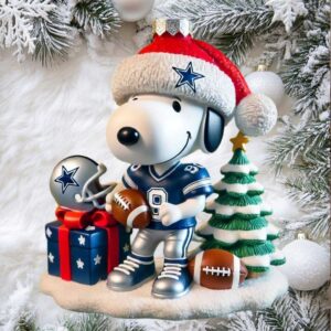 Hallmark NFL Dallas Cowboys Bouncing Buddy Christmas Ornament