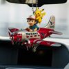Doraemon Los Angeles Chargers NFL Airplane Car Ornament Doraemon Los Angeles Chargers NFL Airplane Car Ornament