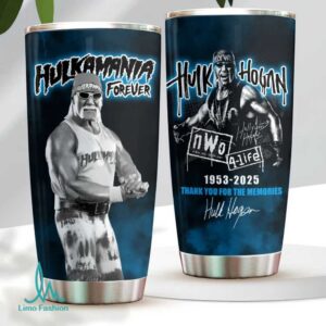 Hulk Hogan Hulkamania Forever nWo 4 Life Tumbler