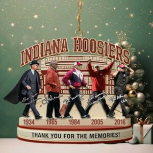 Indiana Hoosiers Coach Legends Christmas Ornament