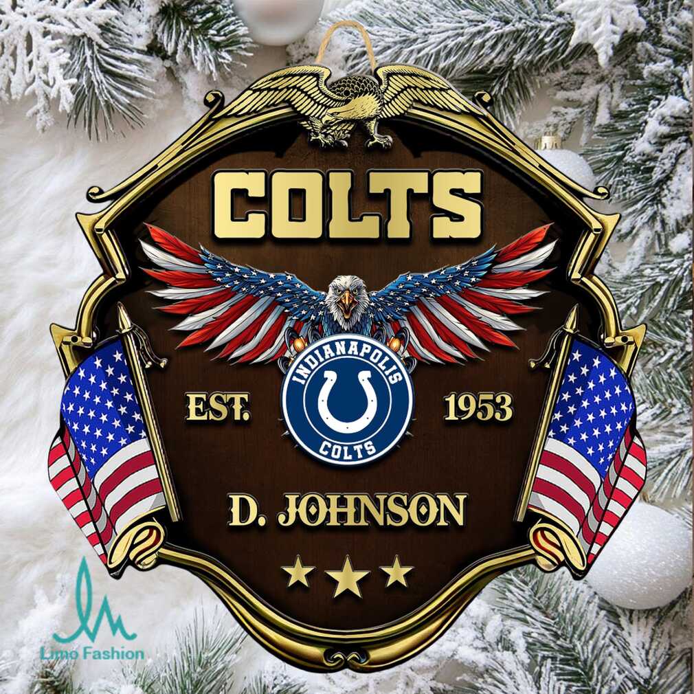 Indianapolis Colts Est. 1953 Personalized Ornament Indianapolis Colts Est. 1953 Personalized Ornament
