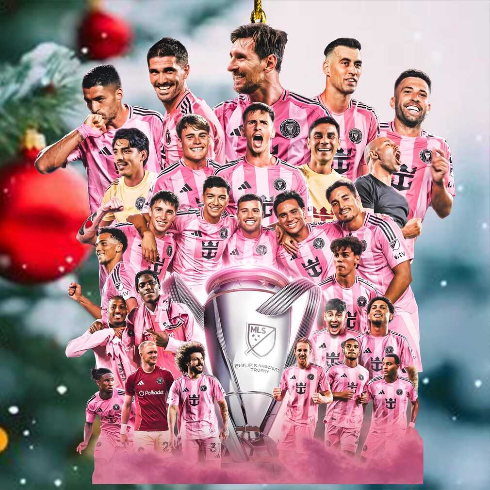 Inter Miami 2025 MLS Cup Champions Ornament Inter Miami 2025 MLS Cup Champions Ornament