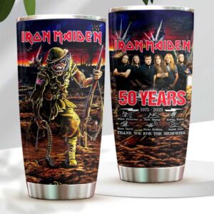 Iron Maiden 50th Anniversary Commemorative Tumbler