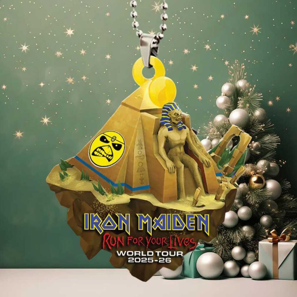 Iron Maiden Car Ornament featuring Pharaoh Eddie Iron Maiden Car Ornament featuring Pharaoh Eddie