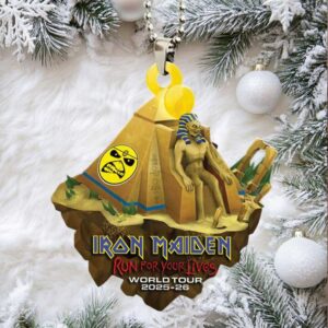 Iron Maiden Car Ornament featuring Pharaoh Eddie