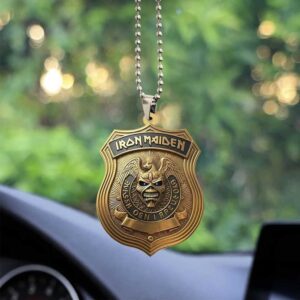Iron Maiden Eddie Mascot Shield Hanging Ornament