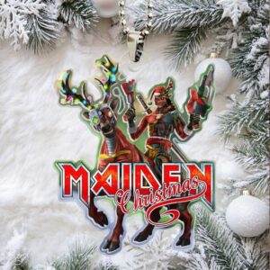 Iron Maiden Maiden Christmas Car Ornament