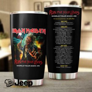 Iron Maiden 'Run For Your Lives' World Tour 2025 26 Tumbler