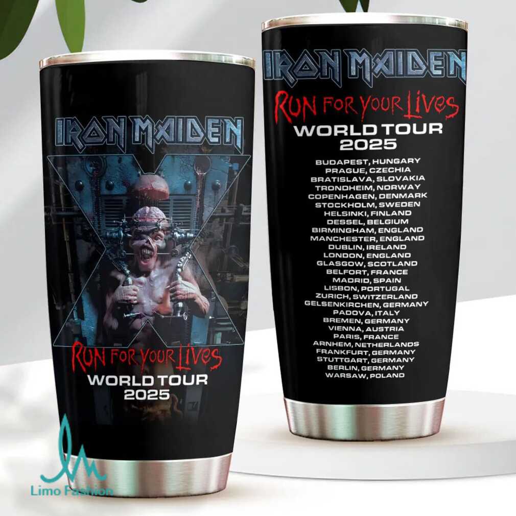 Iron Maiden Run For Your Lives World Tour 2025 Tumbler Iron Maiden Run For Your Lives World Tour 2025 Tumbler