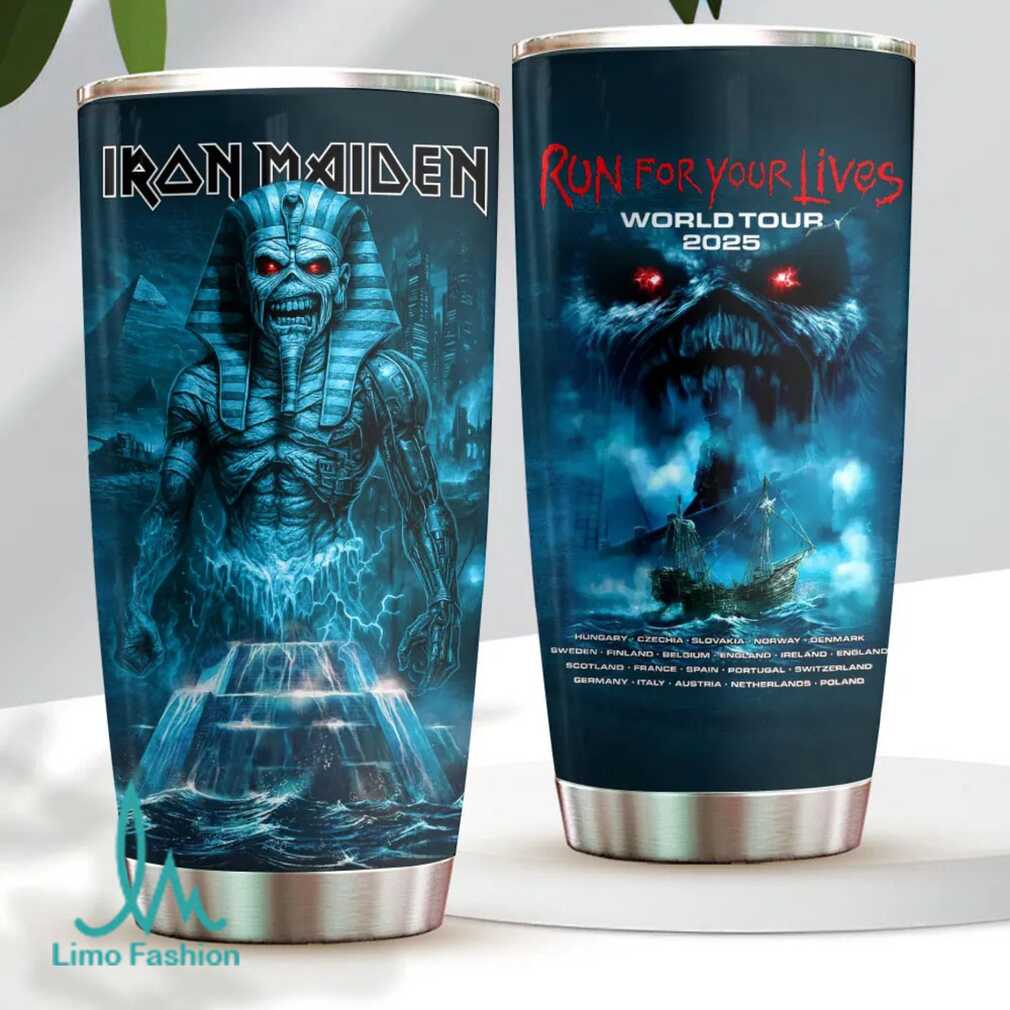 Iron Maiden Run for Your Lives 2025 World Tour Tumbler Iron Maiden Run for Your Lives 2025 World Tour Tumbler