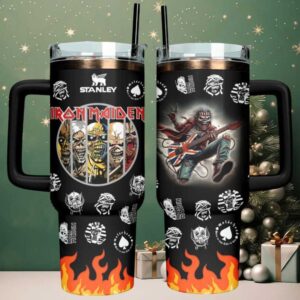 Iron Maiden Stanley Tumbler 30oz Stainless Steel Insulated Travel Mug with Lid & Handle