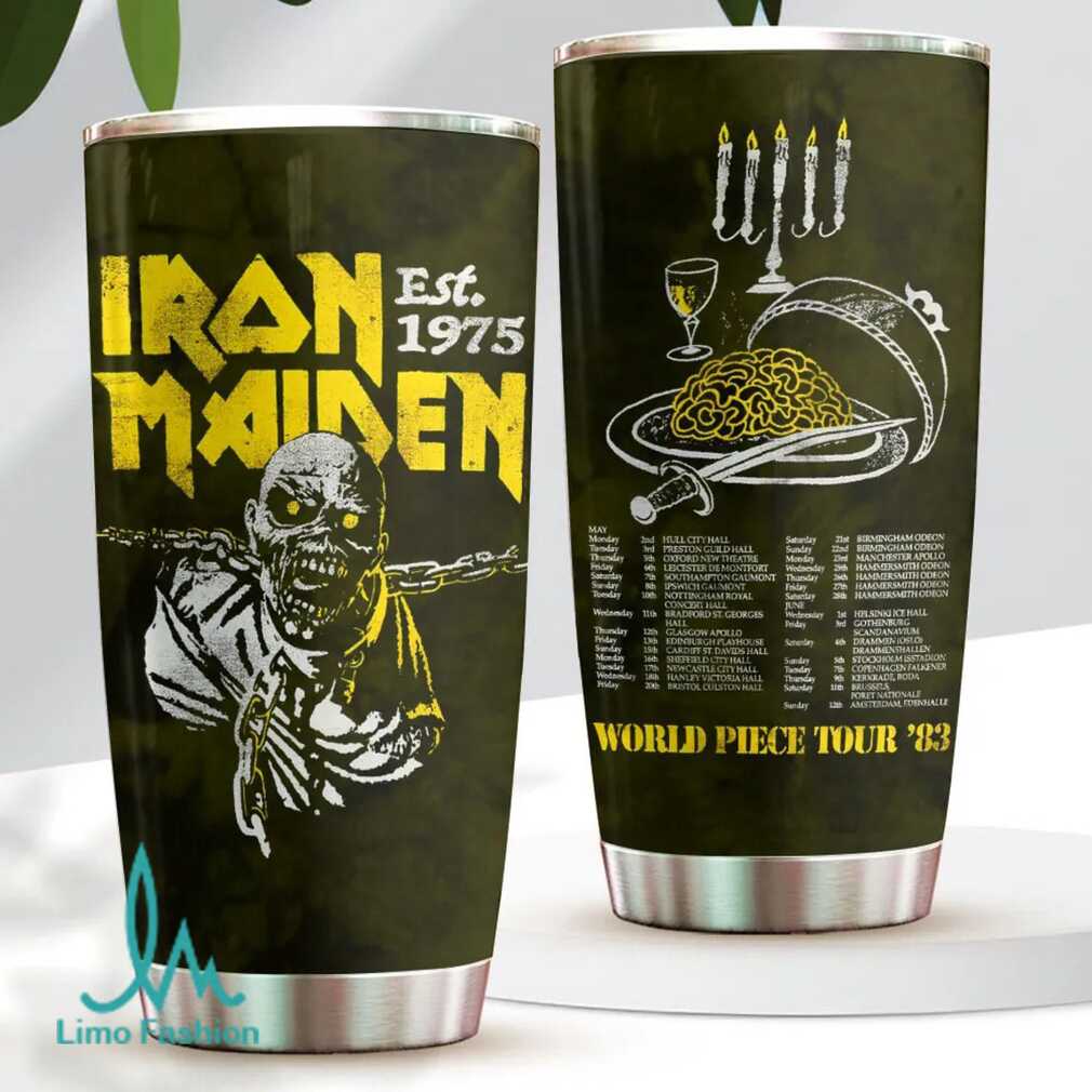 Iron Maiden World Piece Tour '83 Tumbler Iron Maiden World Piece Tour '83 Tumbler