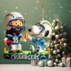 Denver Broncos NFL Jesus & Snoopy Christmas Ornament Denver Broncos NFL Jesus & Snoopy Christmas Ornament