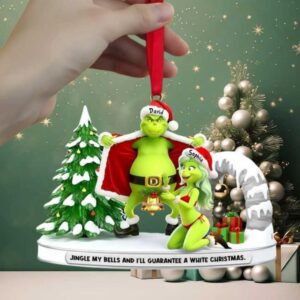 Jingle My Bells Funny Grinch Christmas Ornament