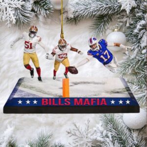 Josh Allen Buffalo Bills Ornament Bills Mafia Christmas Gift