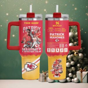 KC Chiefs Ultimate Football Custom Stanley Game Day Stainless Steel Tumbler 40oz 30oz With Handle