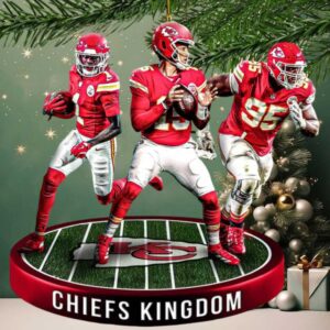 Kansas City Chiefs Chiefs Kingdom Christmas Ornament