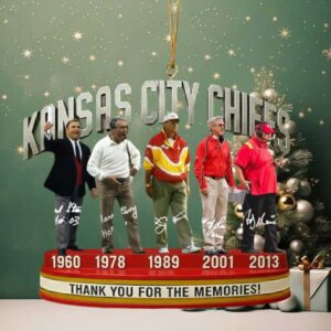 Kansas City Chiefs Coaches' Legacy Christmas Ornament