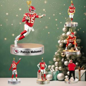 Kansas City Chiefs Dynasty Collection Keepsake Ornaments